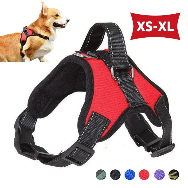 Reflective Saddle Dog Harness – No-Pull Adjustable