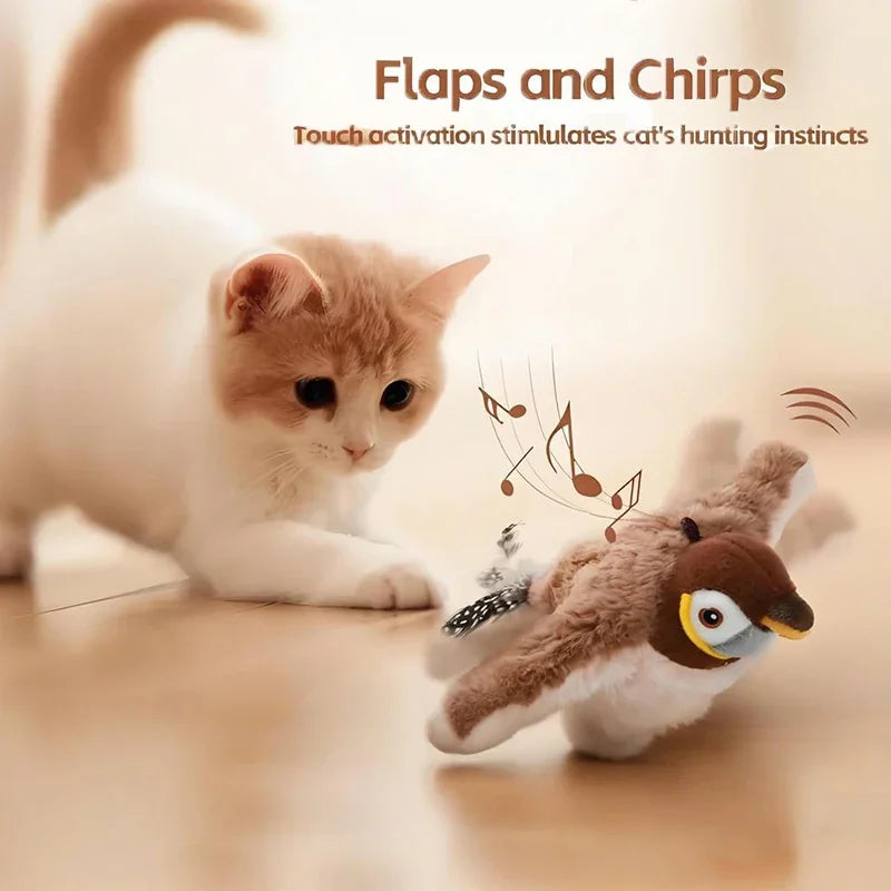 Catnip Electric Interactive Bird Toy