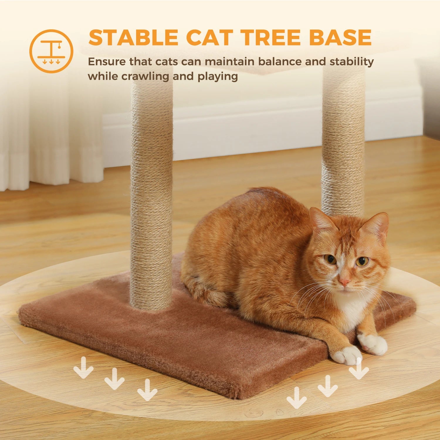 Cat Tree Tower for Indoor Cats – 2-Style Cat Activity Center with Scratching Posts, Large Hammock & Removable Top Perch, Grey