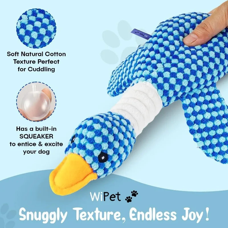 Indestructible Chew Toy – Interactive Plush for Cats & Dogs
