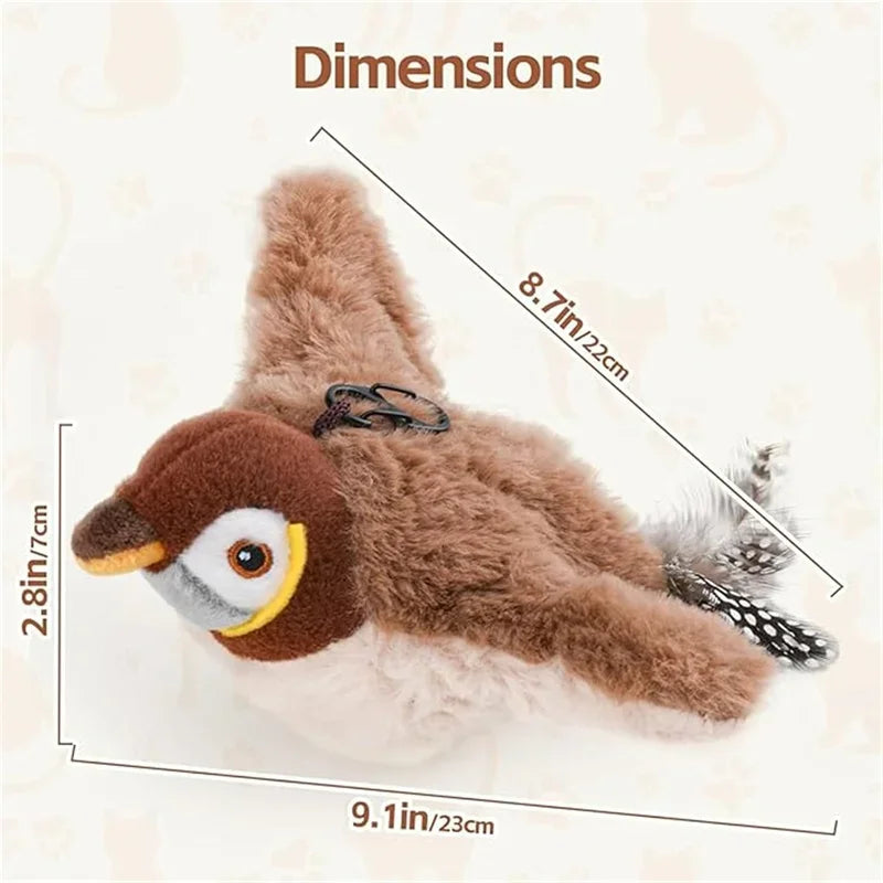 Catnip Electric Interactive Bird Toy