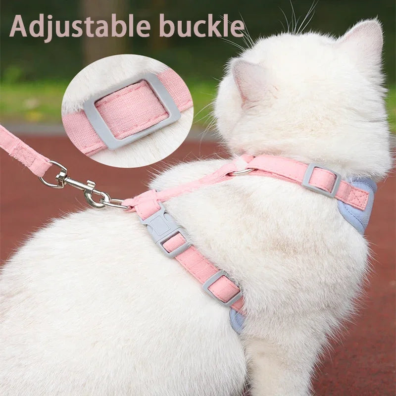 Puppy & Small Dog Harness with Leash – Breathable Vest