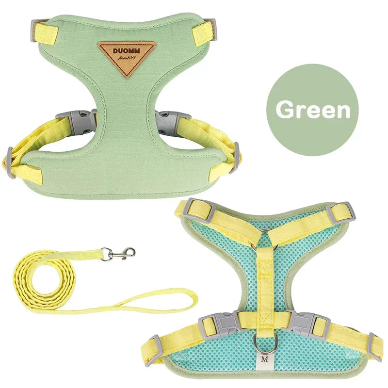Puppy & Small Dog Harness with Leash – Breathable Vest