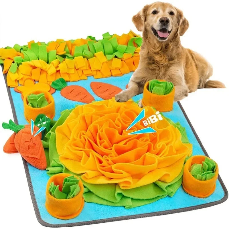 Large Dog Snuffle Mat – Interactive Training & Stress Relief Slow Feeder Toy