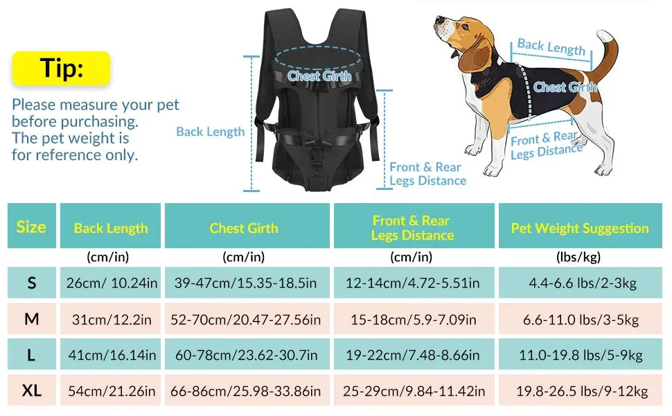 Thickened Sponge Pet Carrier Backpack