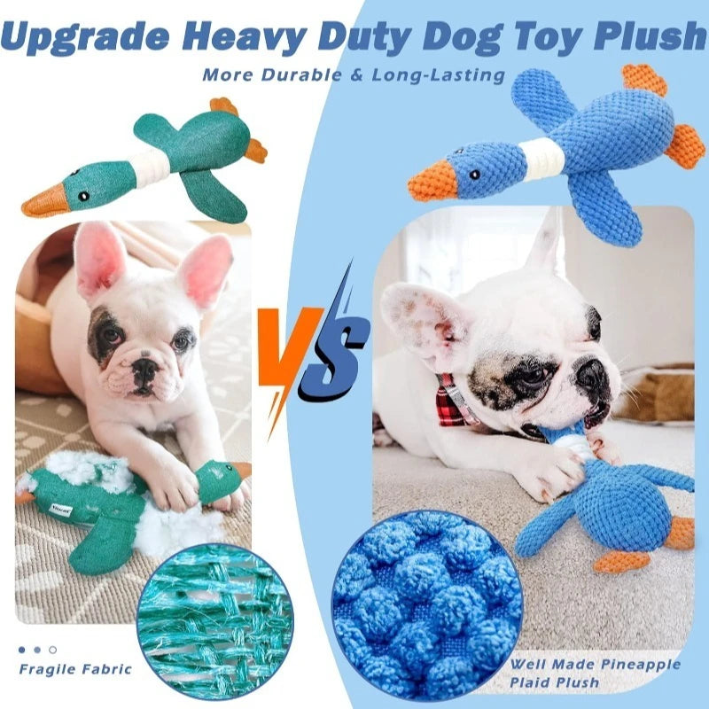 Indestructible Chew Toy – Interactive Plush for Cats & Dogs