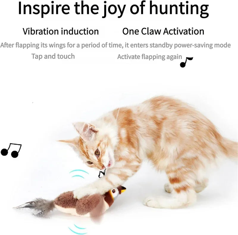 Catnip Electric Interactive Bird Toy