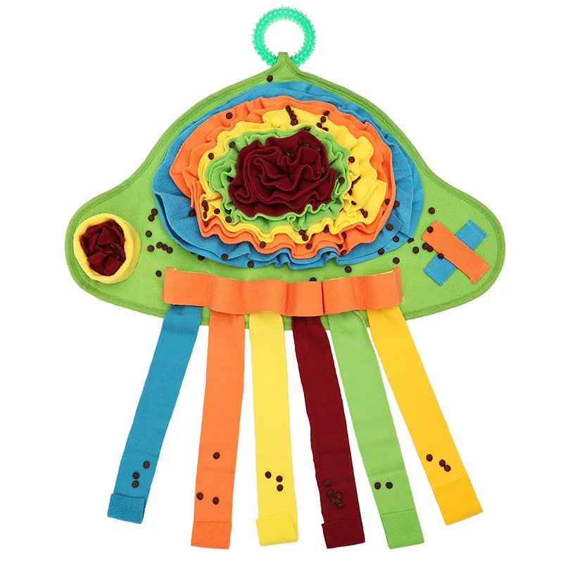 Jellyfish Snuffle Mat – Interactive Dog Toy for Anxiety Relief & Enrichment Training