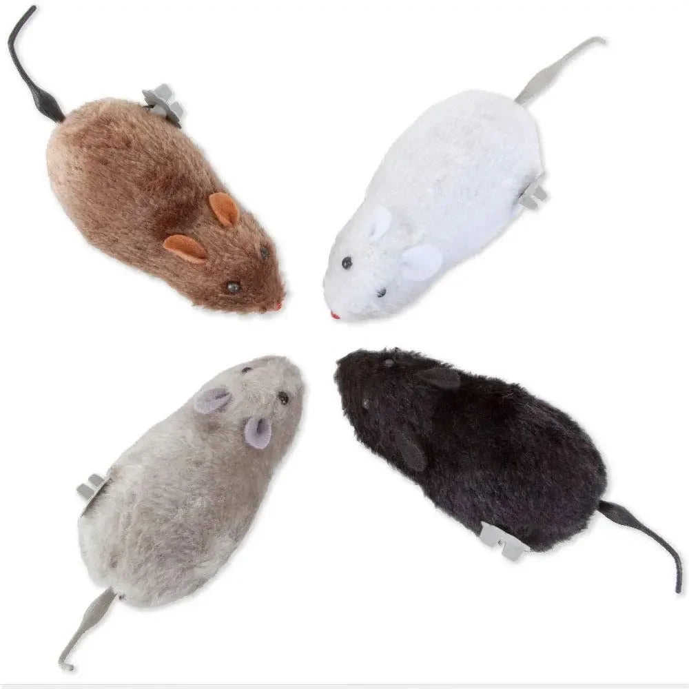 Lifelike Plush Mouse Toy – Running Rat for Cats & Dogs