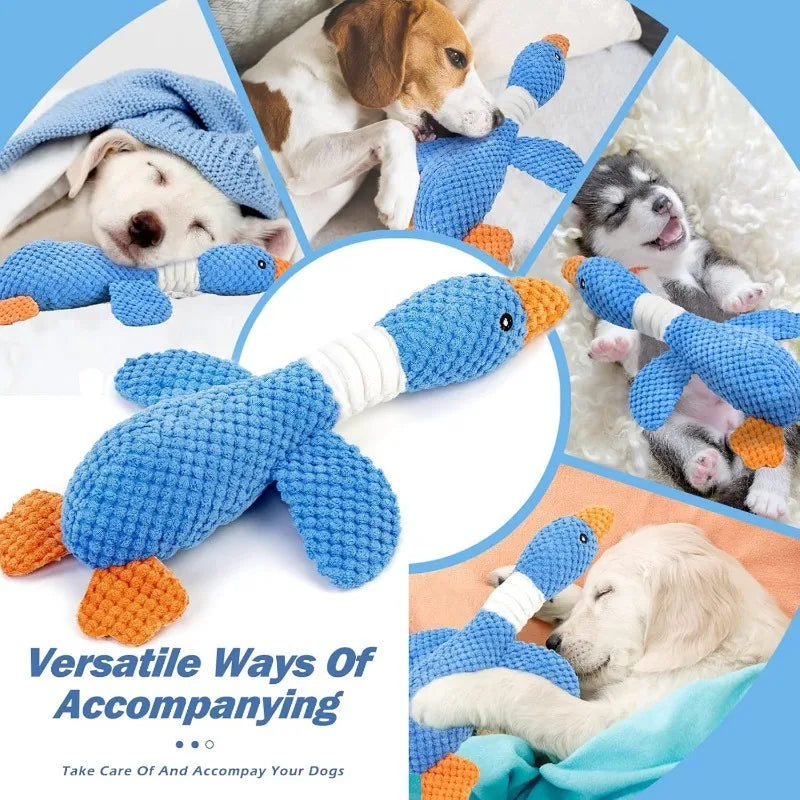 Indestructible Chew Toy – Interactive Plush for Cats & Dogs