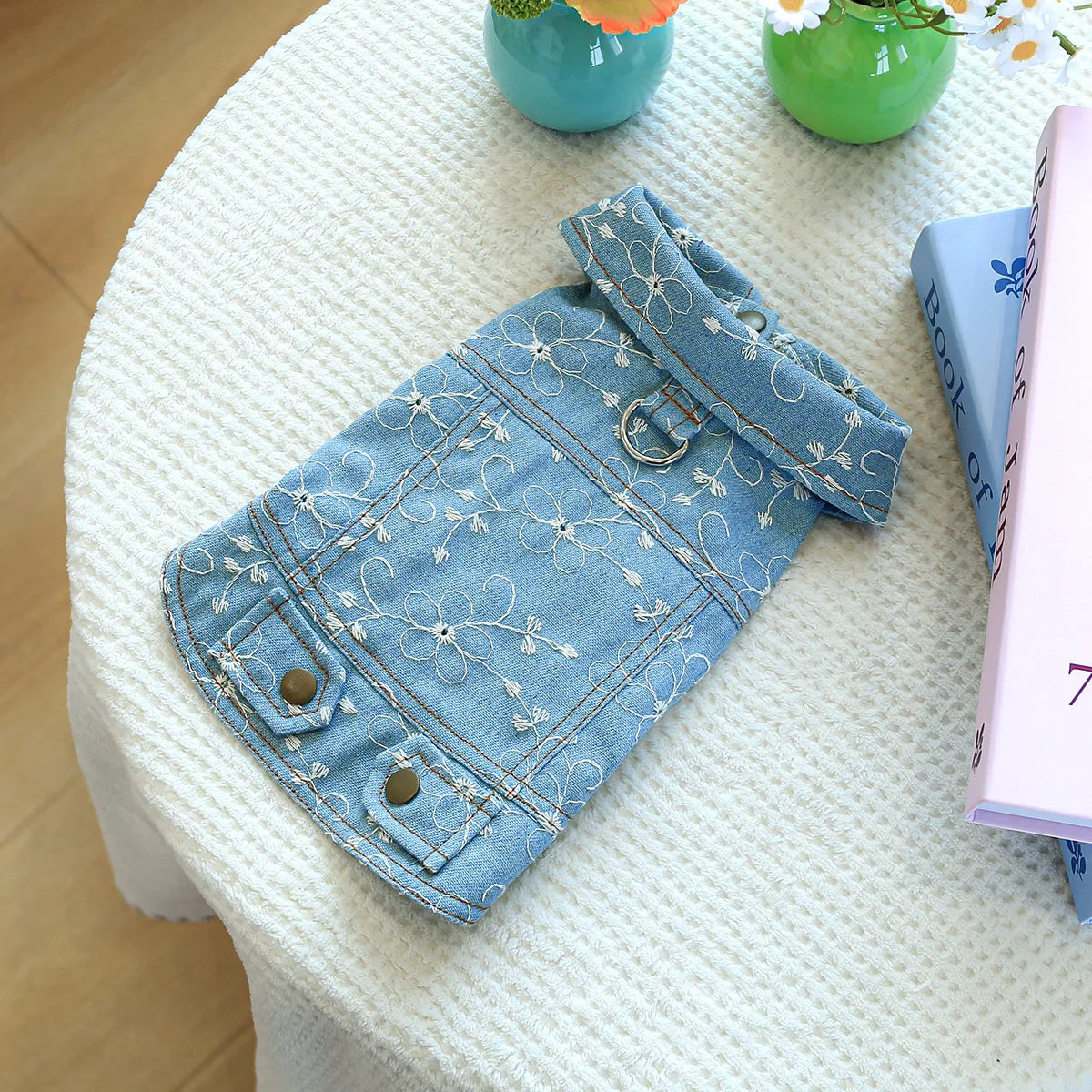 Denim Doggie Jacket – Stylish Sleeveless Jean Vest for Pets