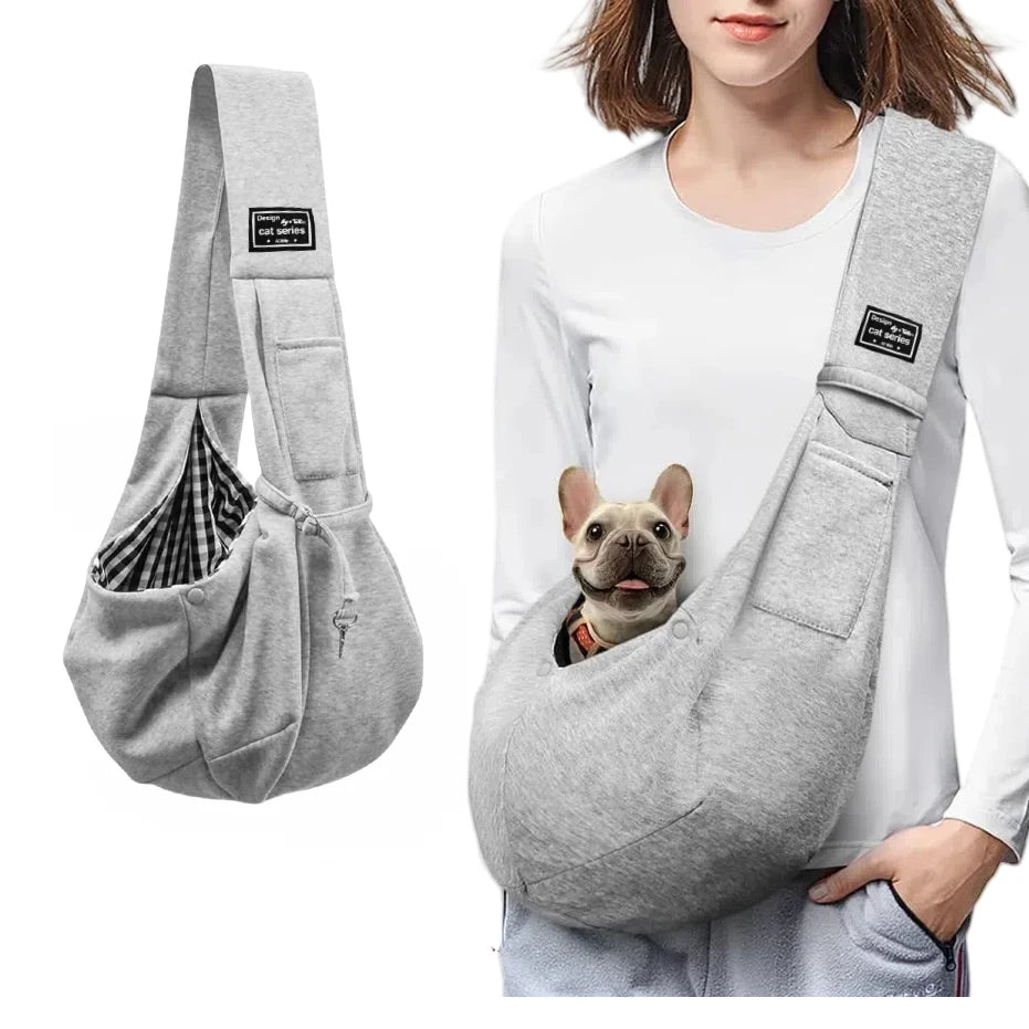 Cotton Pet Sling Bag – Comfortable Dog & Cat Shoulder Carrier