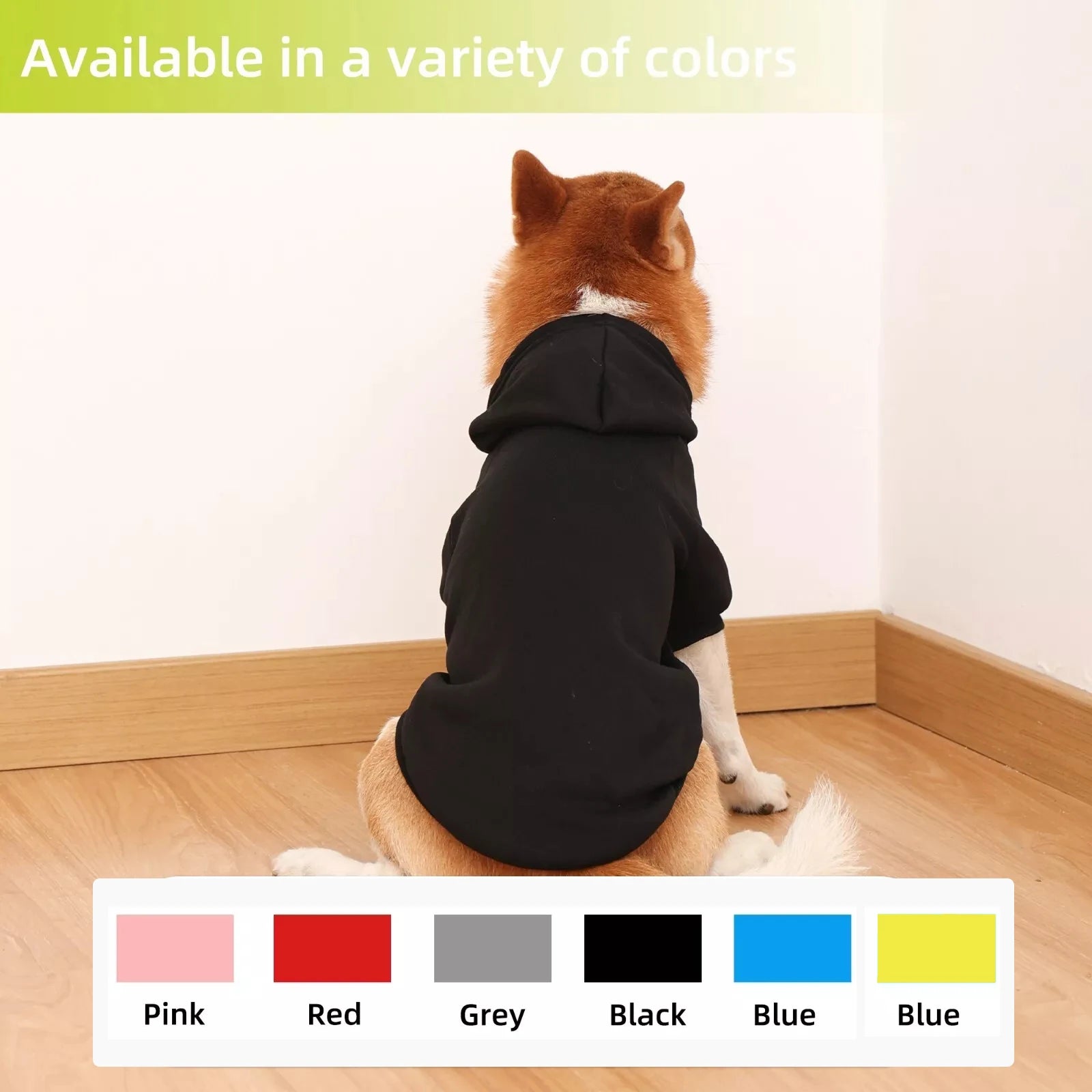 Winter Dog Hoodie Sweatshirt – Warm Sport Coat for Small to Large Dogs