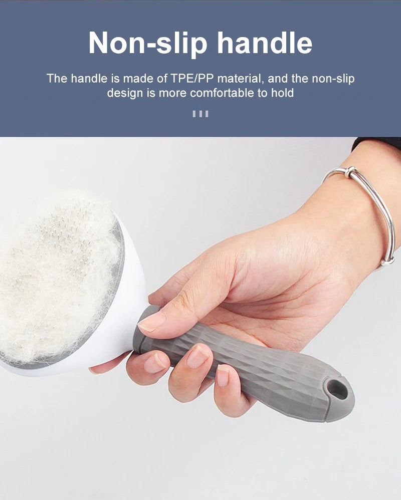 Dog & Cat Hair Remover Brush – Grooming Comb for Long Hair Pets
