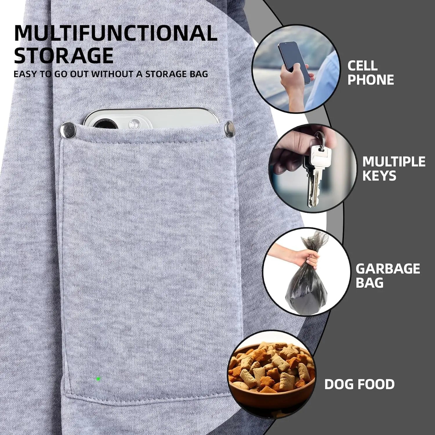 Cotton Pet Sling Bag – Comfortable Dog & Cat Shoulder Carrier