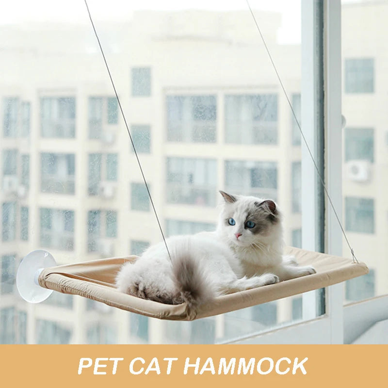 Pet Cat Hammock – Hanging Window Seat Bed for Cats & Kittens, Holds up to 20kg
