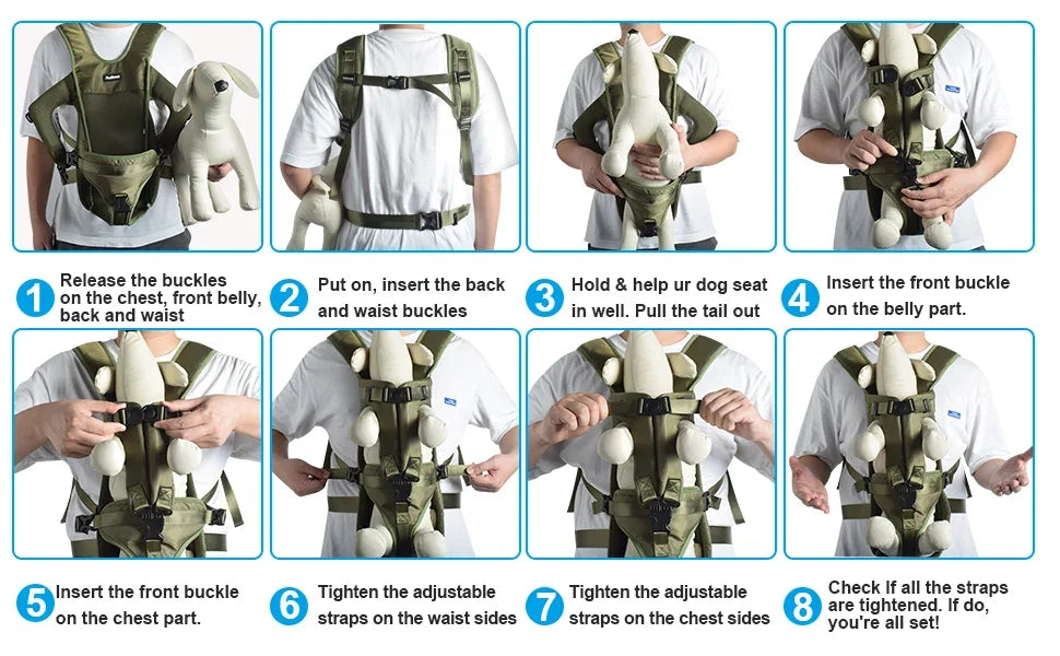 Thickened Sponge Pet Carrier Backpack