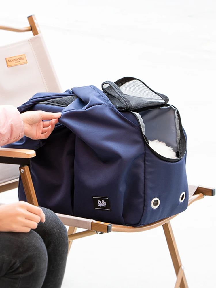 Breathable Cat & Small Dog Carrier – Portable Shoulder Backpack
