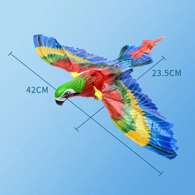 Electric Flying Bird Cat Toy – Interactive Teaser & Scratch Rope