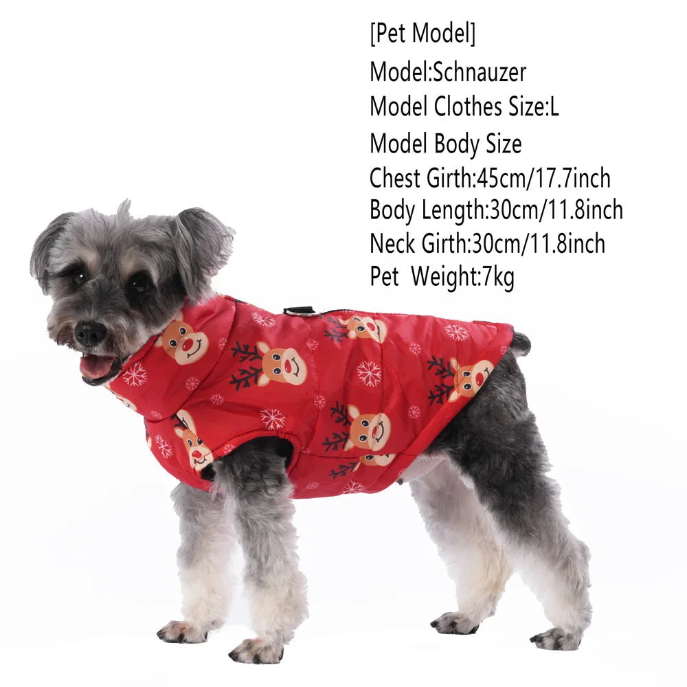 Fashion Winter Pet Jacket – Windproof Coat for Small Dogs & Cats