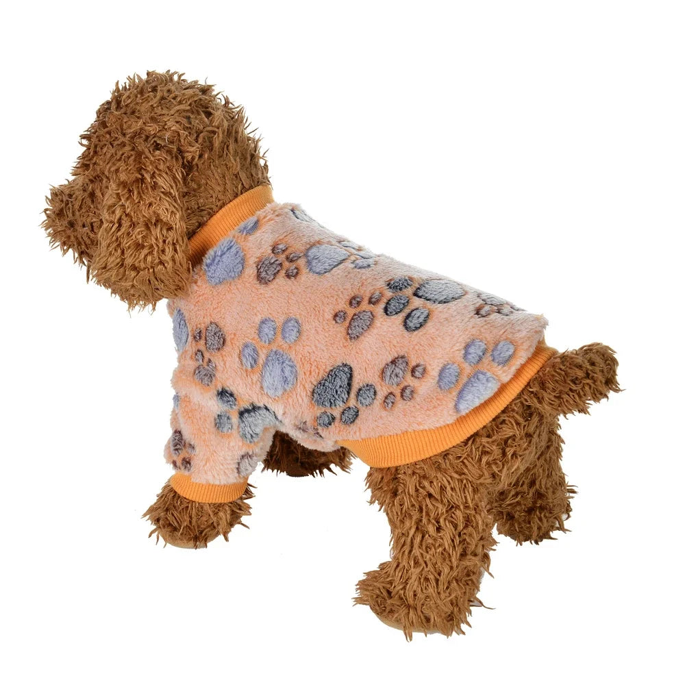 Warm Fleece Pet Sweater Vest – Soft Coat for Small & Medium Dogs