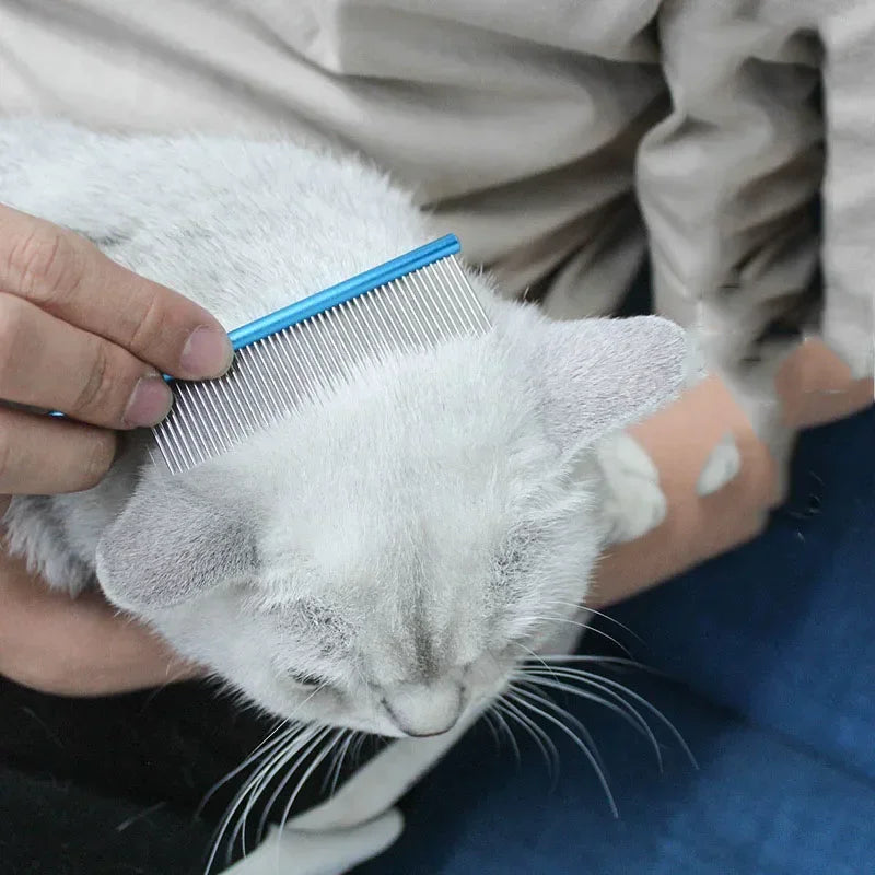 Pet Grooming Comb – Undercoat Rake for Dogs & Cats, Removes Tangles & Loose Fur