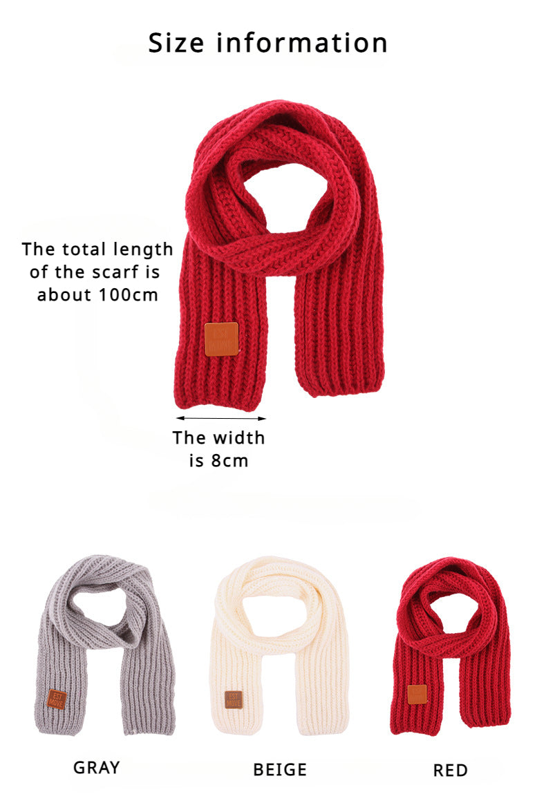 Warm Knitted Dog Scarf – Winter Pet Scarf for Puppies, Small Dogs, and Cats Christmas Accessories
