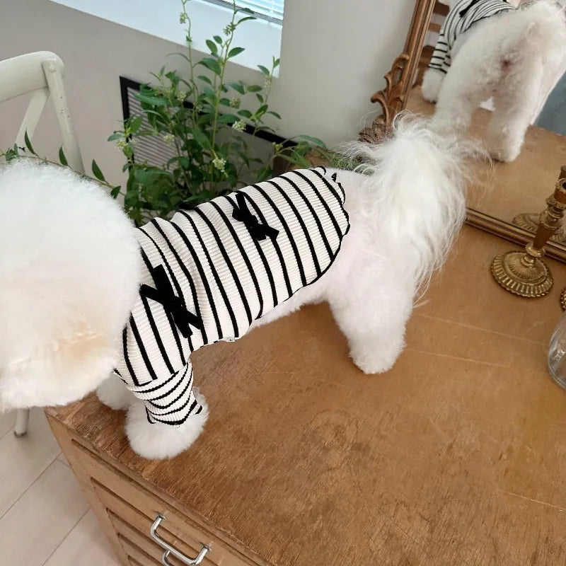 Summer Striped Dog Dress