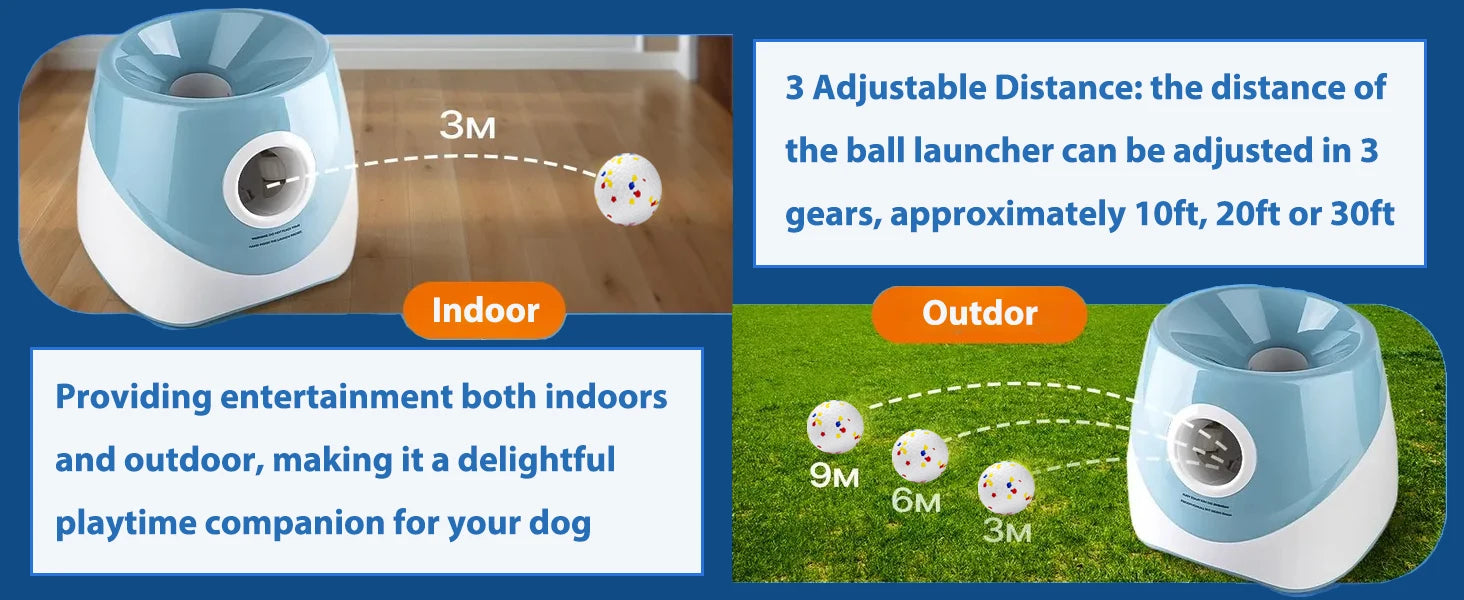Automatic Dog Tennis Ball Launcher