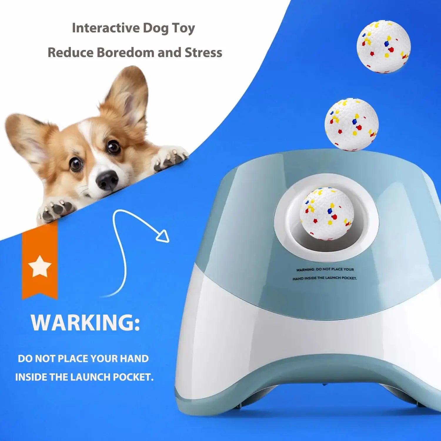 Automatic Dog Tennis Ball Launcher