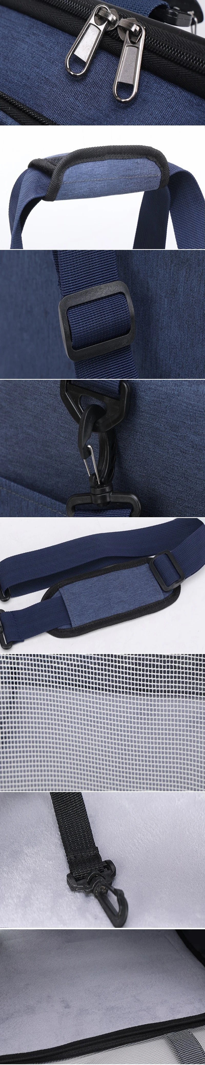 Foldable Breathable Pet Carrier Backpack – Dog & Cat Travel Bag