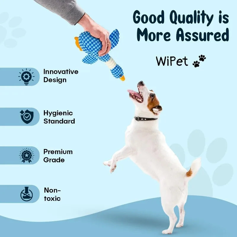 Indestructible Chew Toy – Interactive Plush for Cats & Dogs