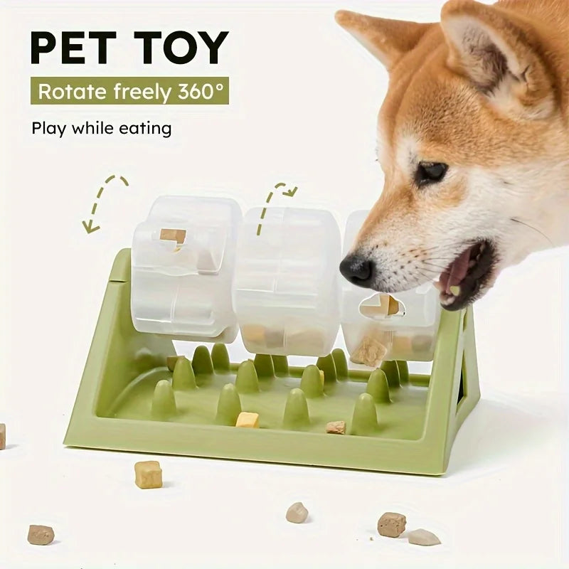 🐾 Interactive Dog Puzzle Feeder Toy – Leak-Proof Slow Food Dispenser for Smart, Healthy Eating