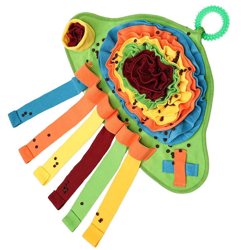 Jellyfish Snuffle Mat – Interactive Dog Toy for Anxiety Relief & Enrichment Training