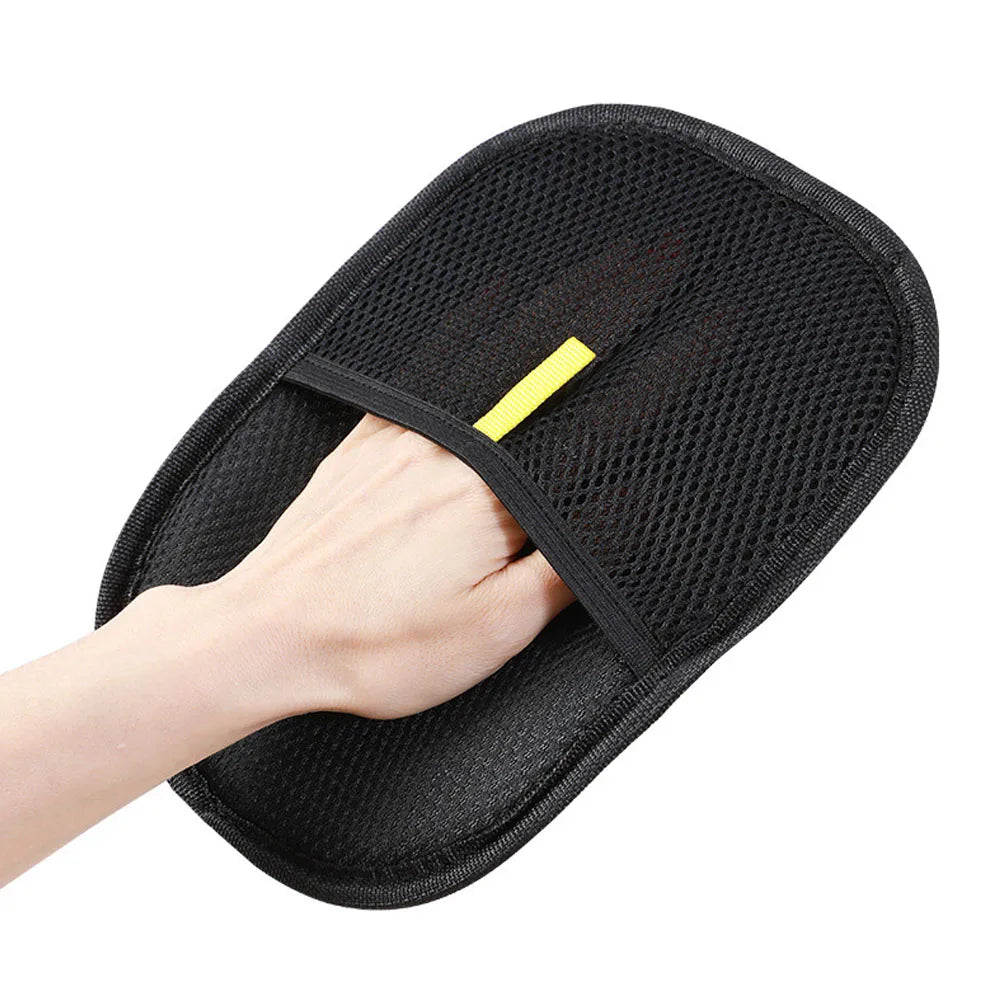 Pet Grooming Gloves – Static Hair Remover for Dogs & Cats