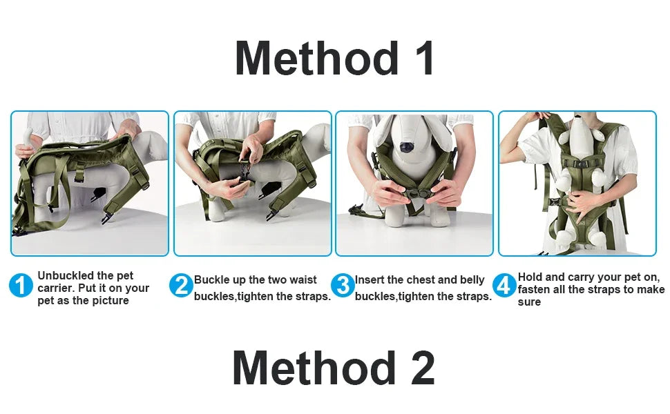 Thickened Sponge Pet Carrier Backpack
