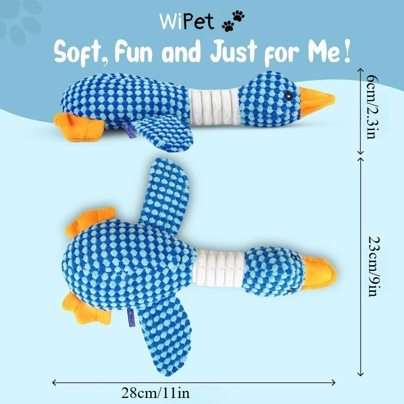 Indestructible Chew Toy – Interactive Plush for Cats & Dogs