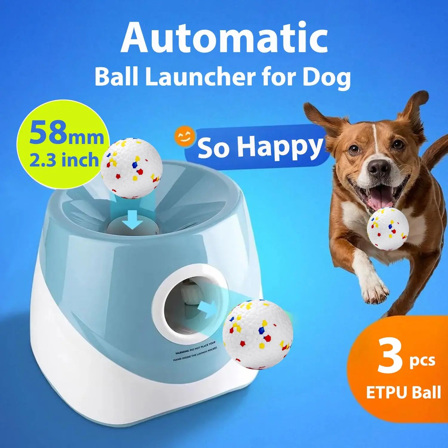 Automatic Dog Tennis Ball Launcher