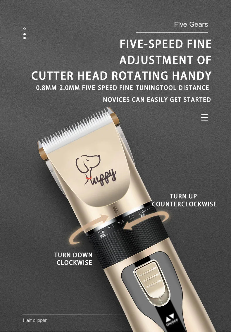 Electric Pet Clipper Grooming Kit