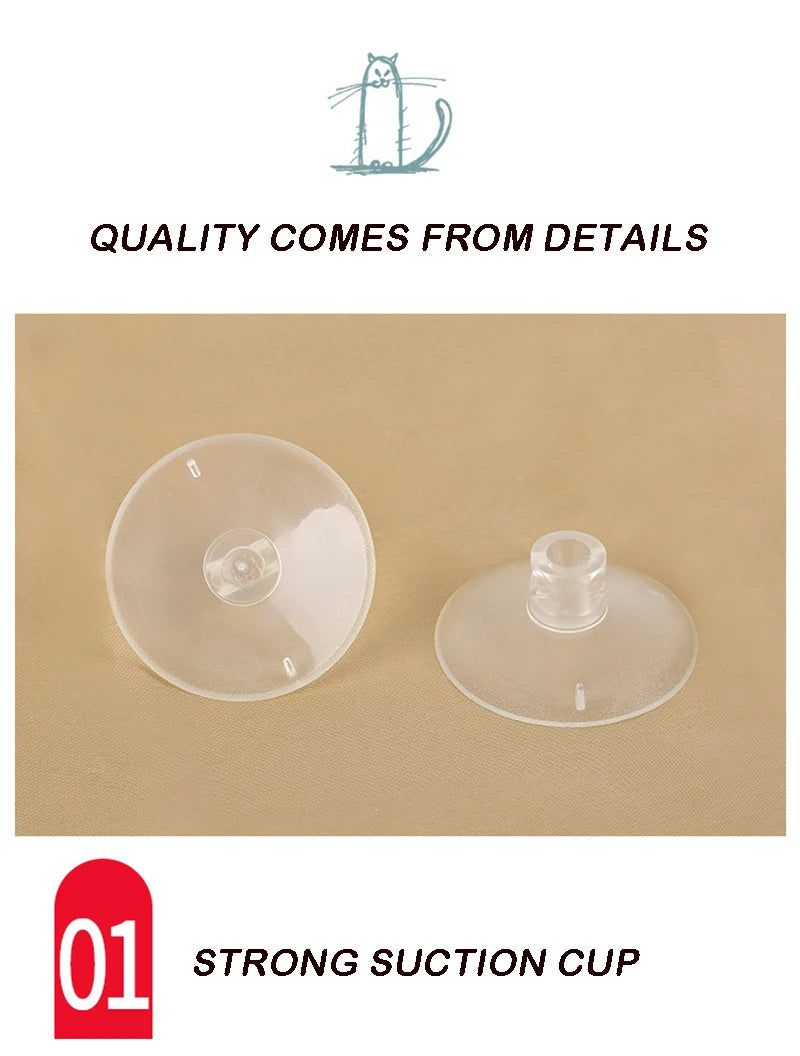 Pet Cat Hammock – Hanging Window Seat Bed for Cats & Kittens, Holds up to 20kg