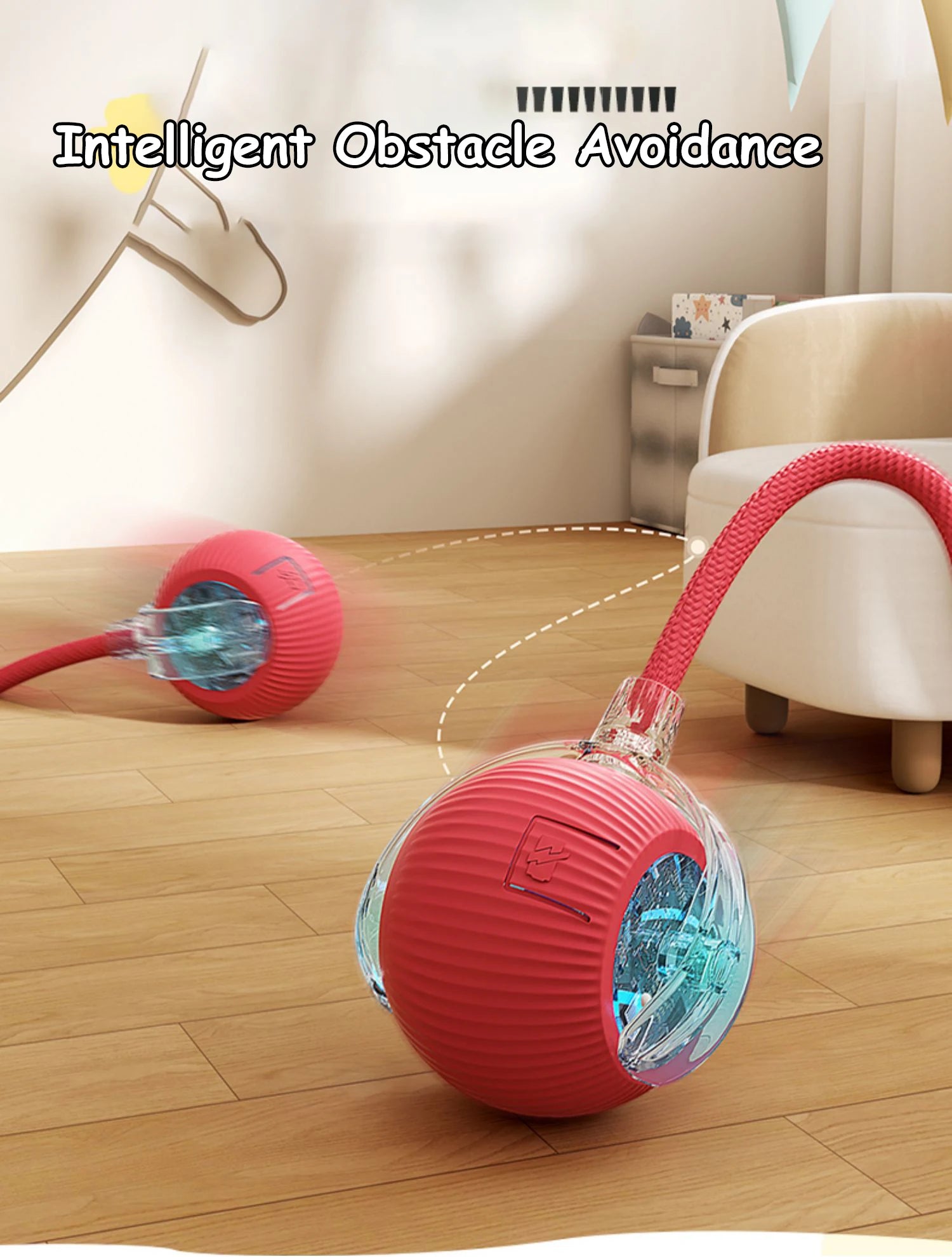 Automatic Rolling Cat & Dog Ball Toy