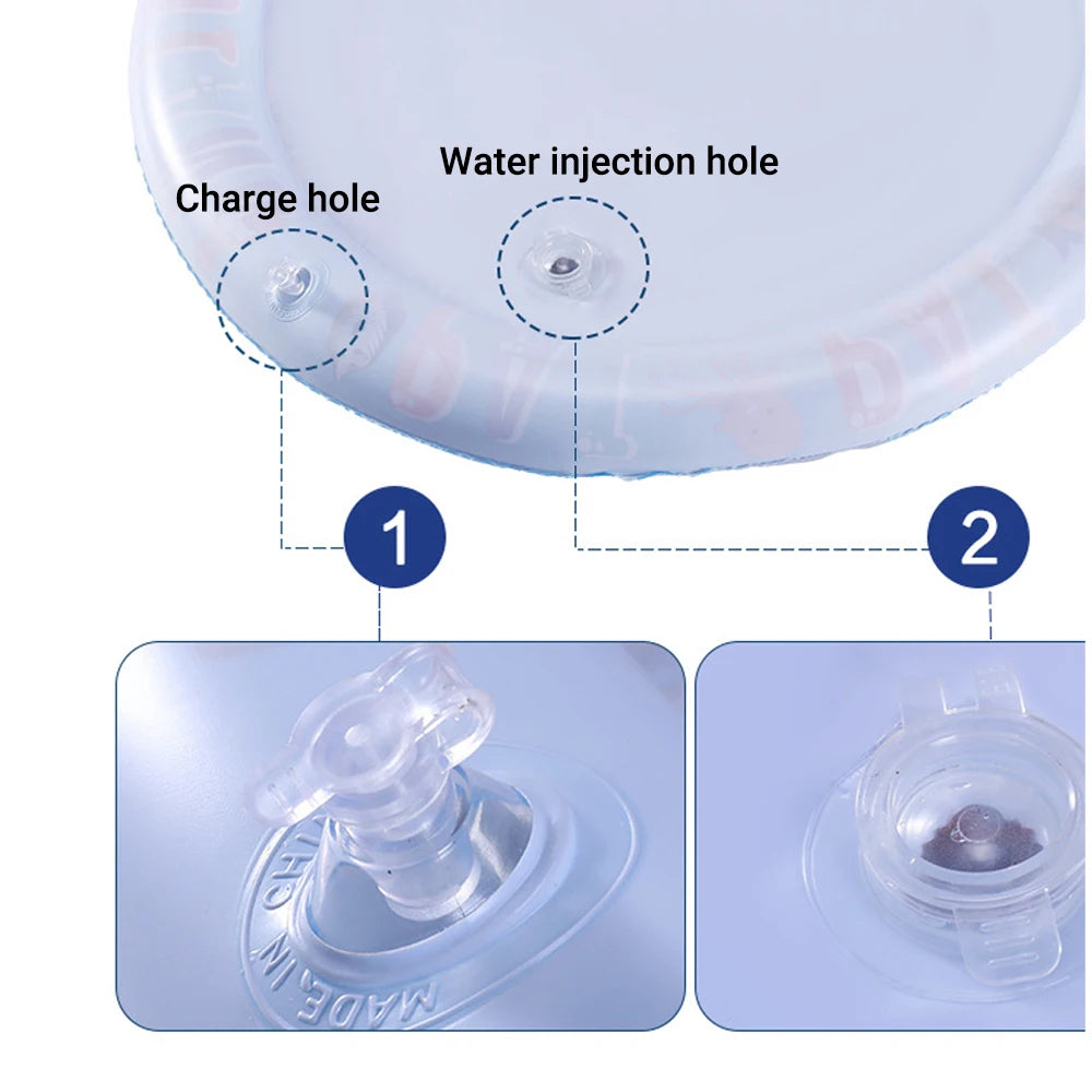Interactive Cat Water Play Mat with Floating Fish – PVC Sensory Toy