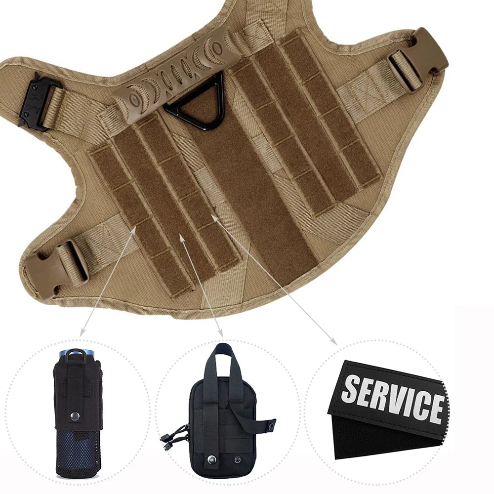 Large Dog Harness & Leash Set – Training Vest for Medium & Large Dogs