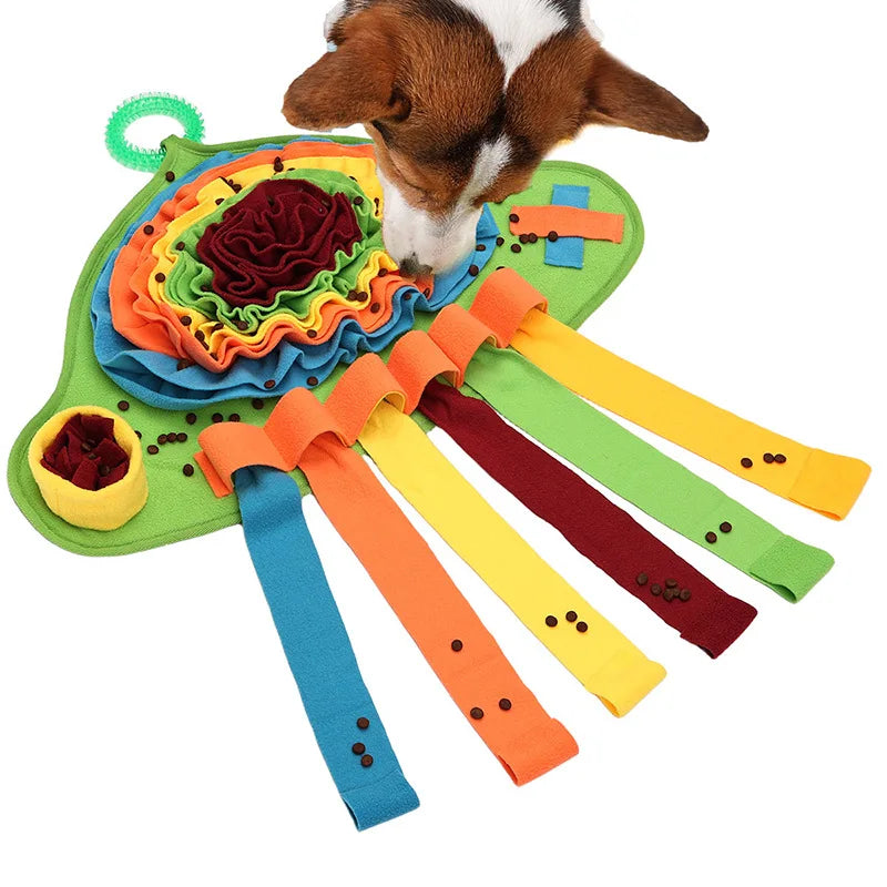 Jellyfish Snuffle Mat – Interactive Dog Toy for Anxiety Relief & Enrichment Training