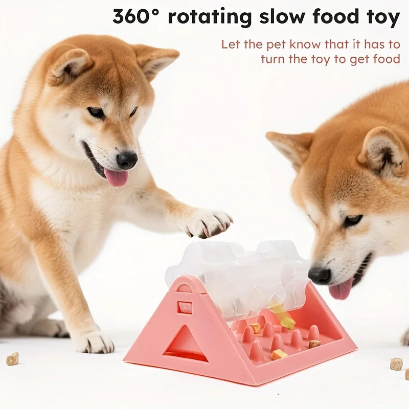 🐾 Interactive Dog Puzzle Feeder Toy – Leak-Proof Slow Food Dispenser for Smart, Healthy Eating