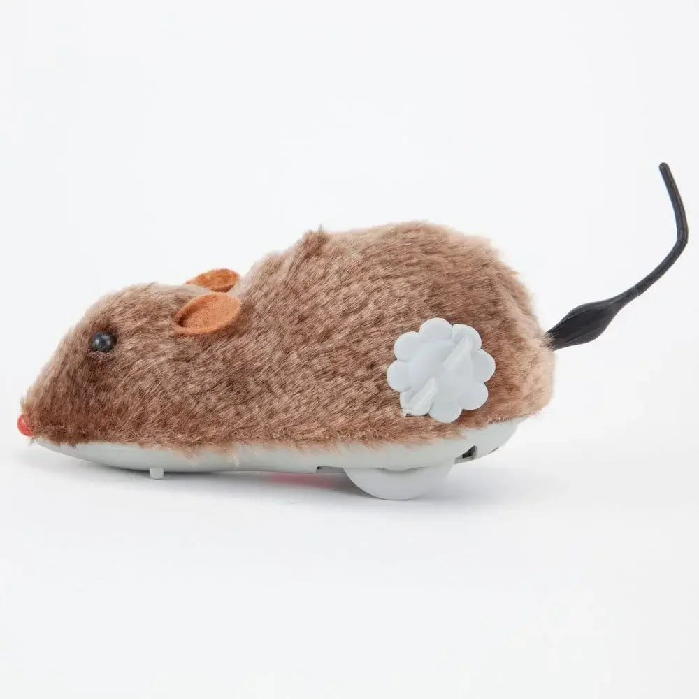 Lifelike Plush Mouse Toy – Running Rat for Cats & Dogs
