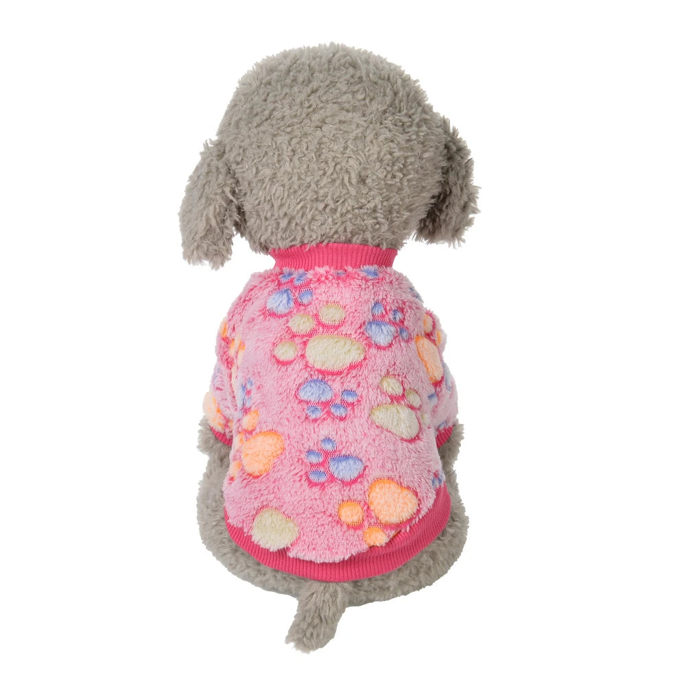 Warm Fleece Pet Sweater Vest – Soft Coat for Small & Medium Dogs