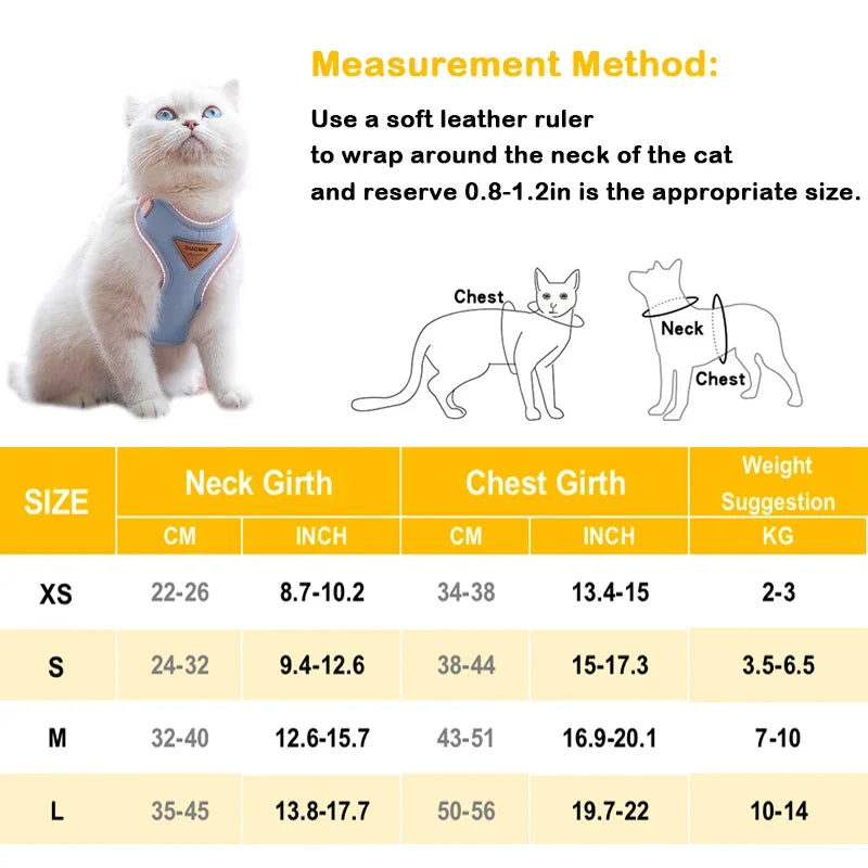Puppy & Small Dog Harness with Leash – Breathable Vest