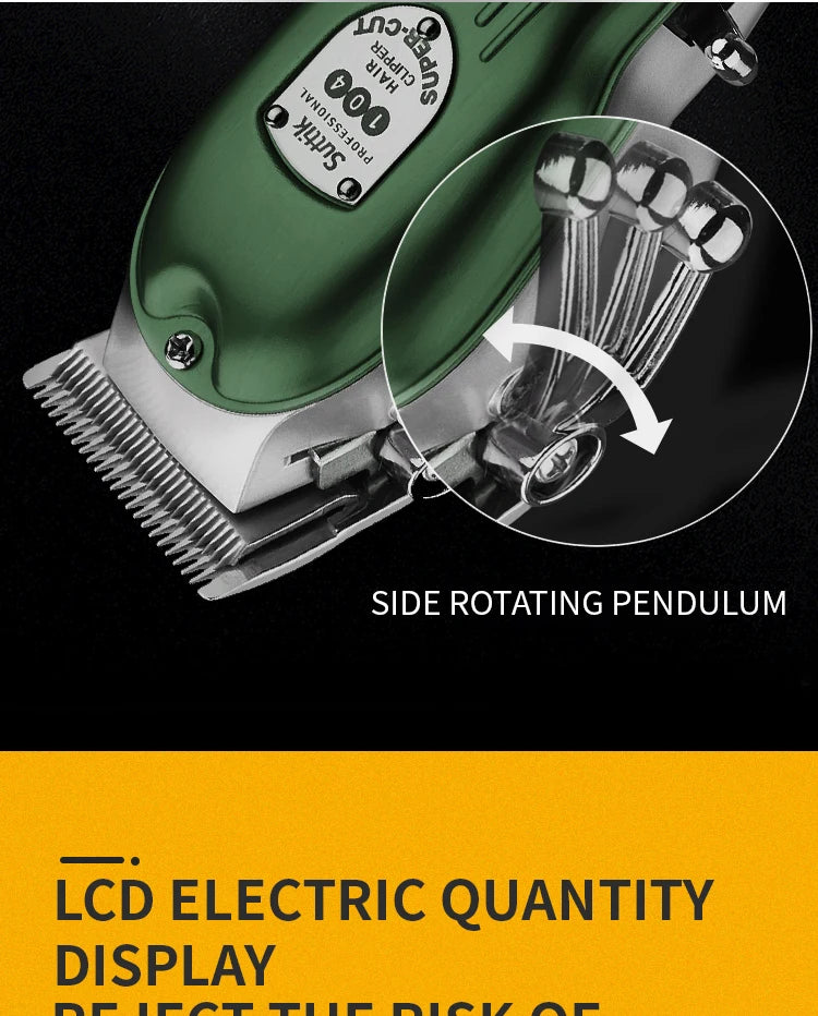 Professional Dog Hair Clipper – Rechargeable Pet Grooming Trimmer