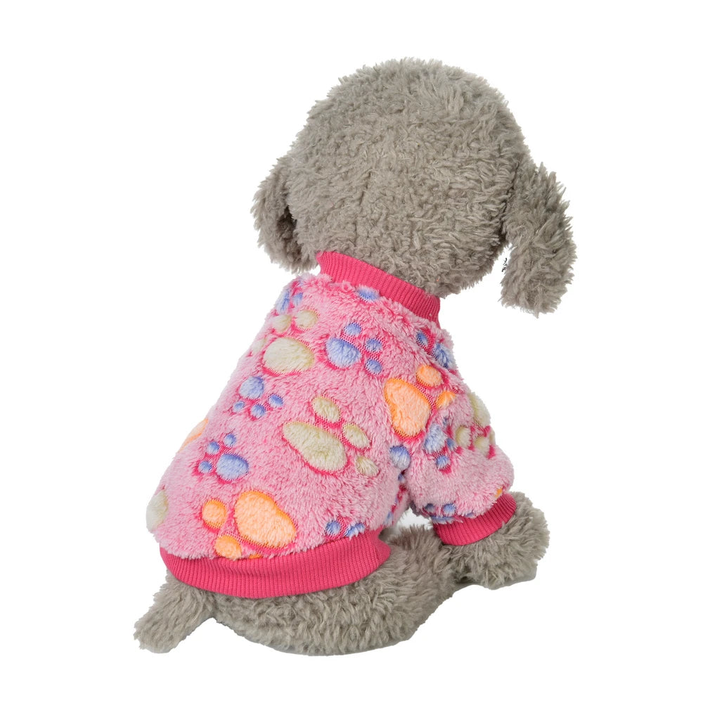 Warm Fleece Pet Sweater Vest – Soft Coat for Small & Medium Dogs